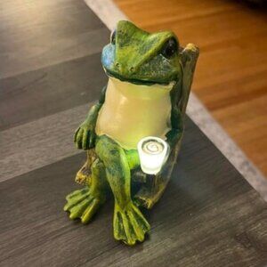 Miniature Frog Garden Statue Mothers Day Mom Gifts Fairy Garden Accessories